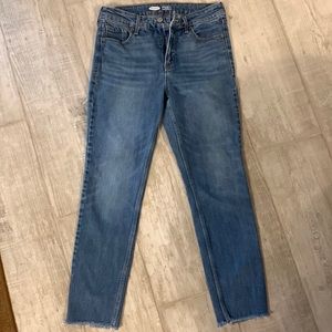 Women’s Old Navy Power Straight High Rise Jeans, Size 6.